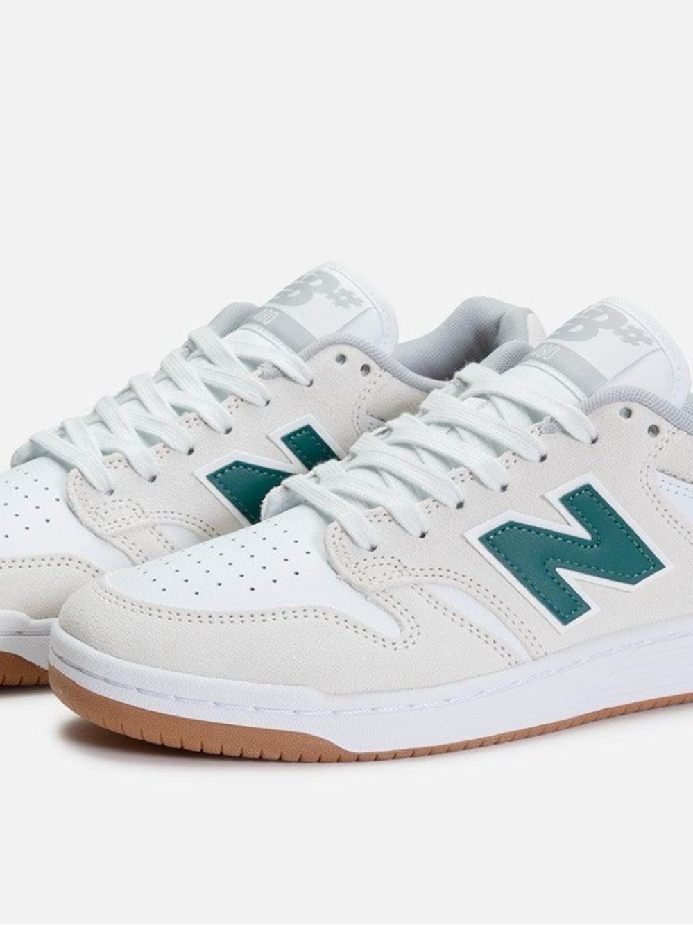 New Balance Numeric 480 Sea Salt Teal 2E Wide Men 8 NIB